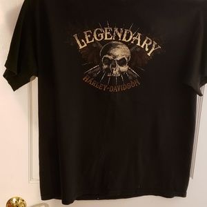 HARLEY DAVIDSON MENS BLACK.